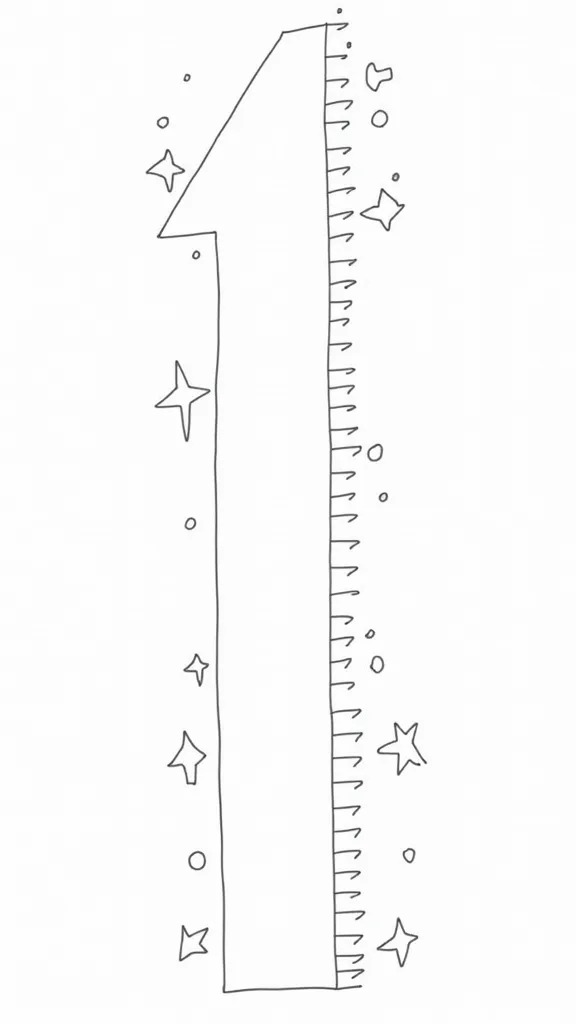 coloring page ruler